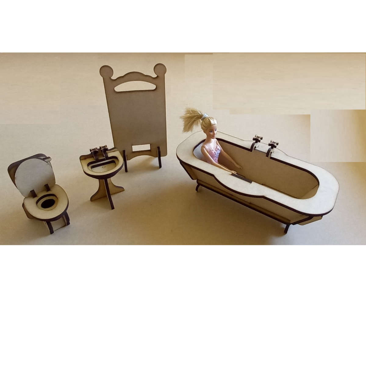 Barbie Bathroom - Complete Bathroom