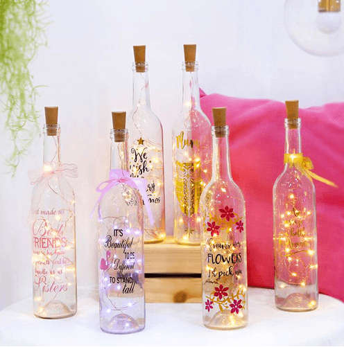 Led Wine Bottle Stopper Bar Accessories Bottle Cork Plug Corks String Lights
