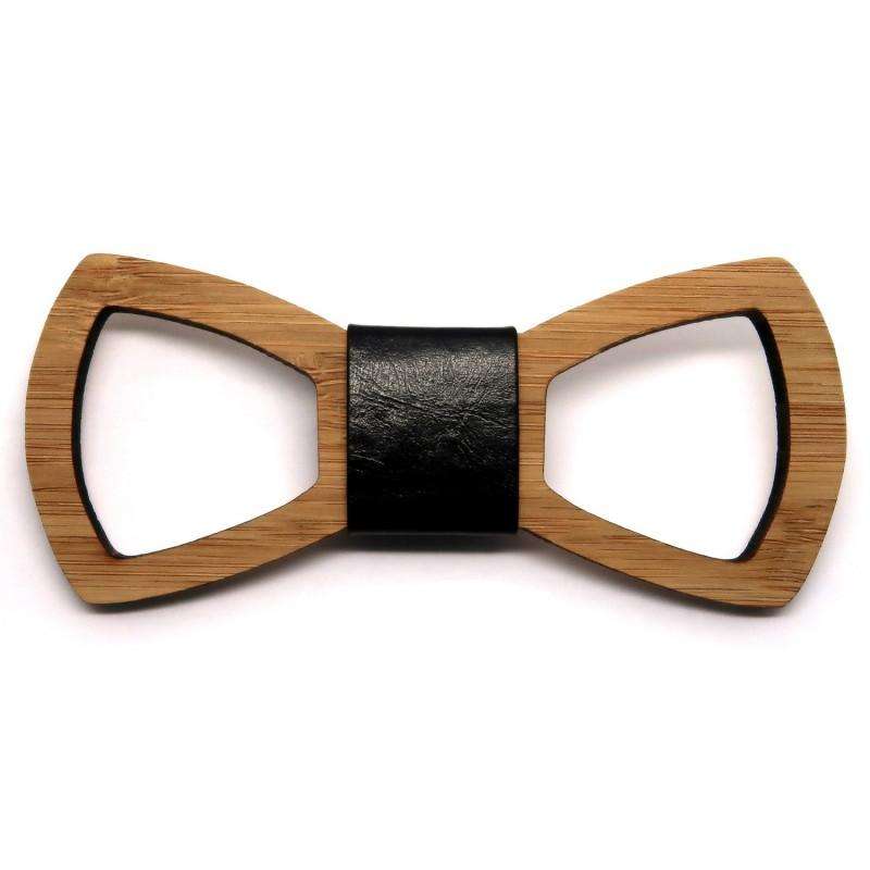 Classic Wooden Bow Tie - Hollow Out