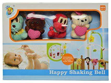 Happy Shaking Bell Baby Crib Musical Hanging Toy