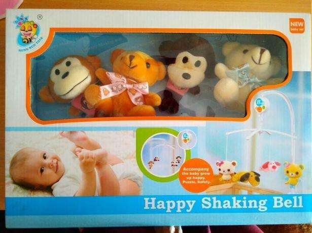 Happy Shaking Bell Baby Crib Musical Hanging Toy
