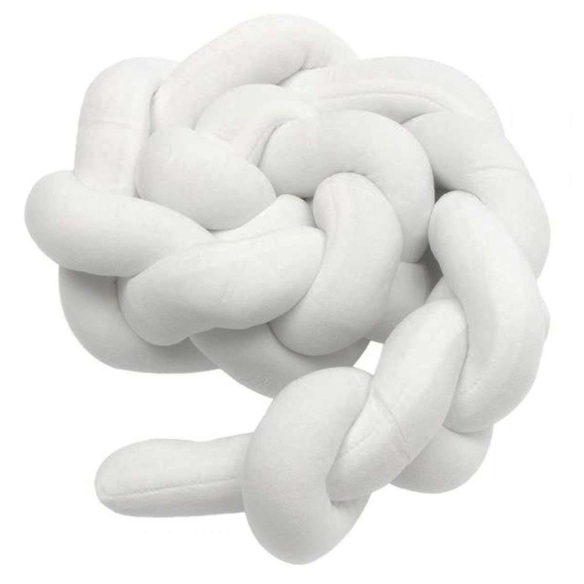 Knot Cot Bumper - White