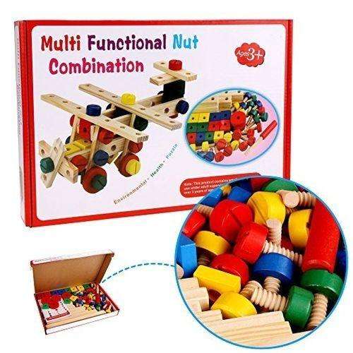 Multi Functional Nut Combination Wooden Toy