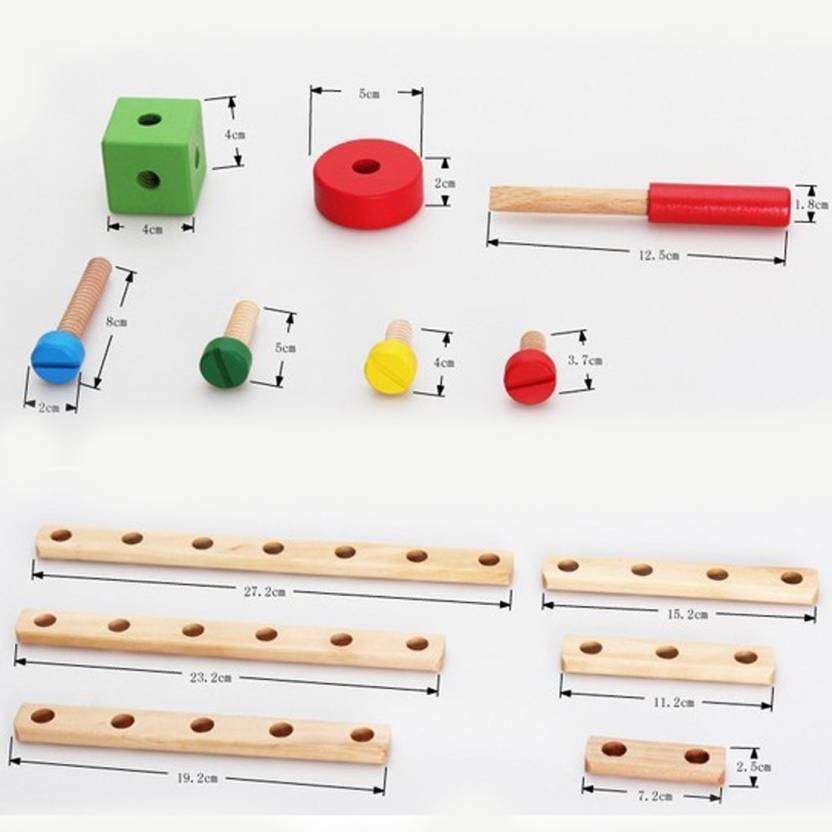 Multi Functional Nut Combination Wooden Toy