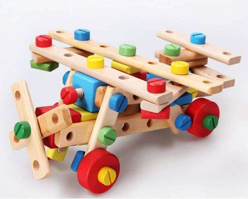 Multi Functional Nut Combination Wooden Toy