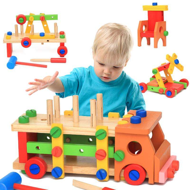 Multifunction Wooden Truck