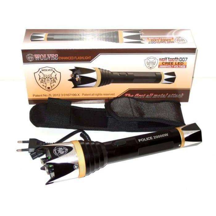 Self Defense LED Stun Gun Flashlight