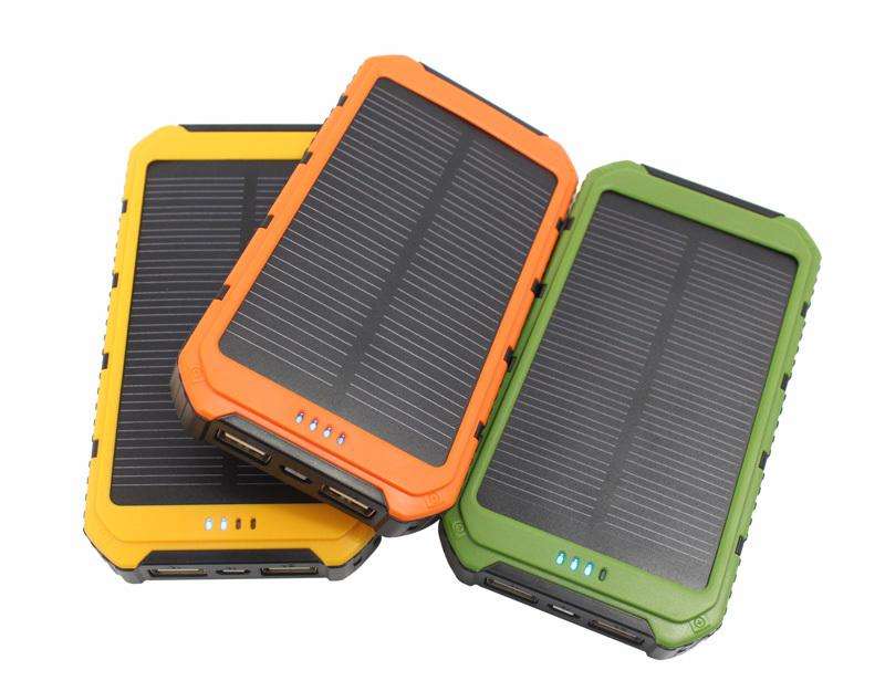 Solar Power Bank 20000mAh Black