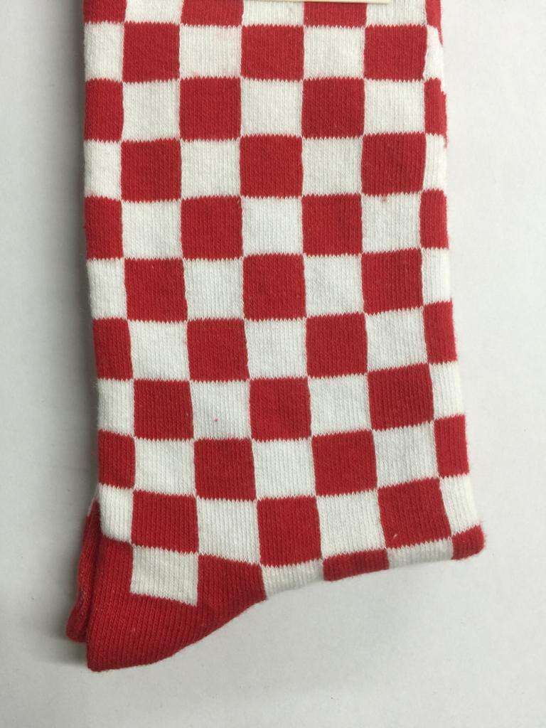 Sunny Sox - Checkered Flag (2 Pairs) - Red