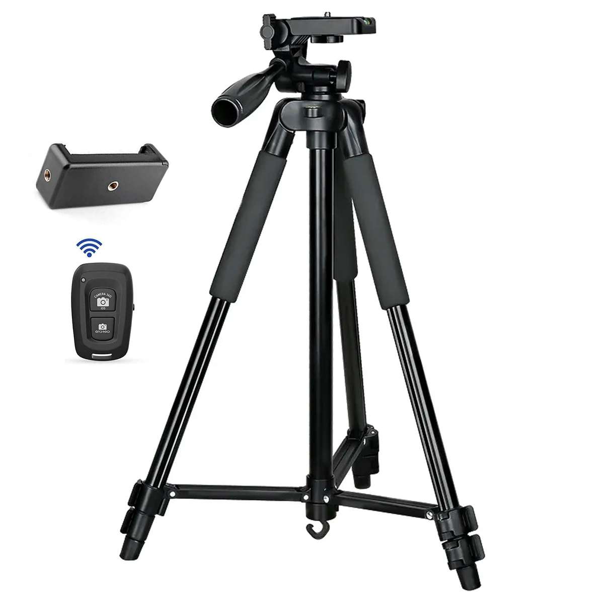 TRIPOD TRAVEL STAND FOR DSLR VIDEO CAMERA AND PHONE T-3208