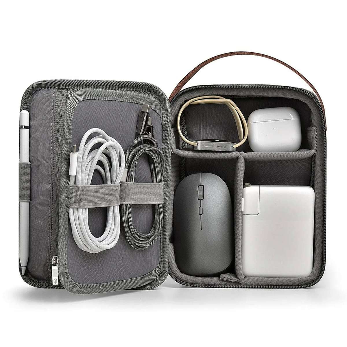 WiWU Minimalist Travel Pouch for Electronics Macbook Accessories Organizer Bag