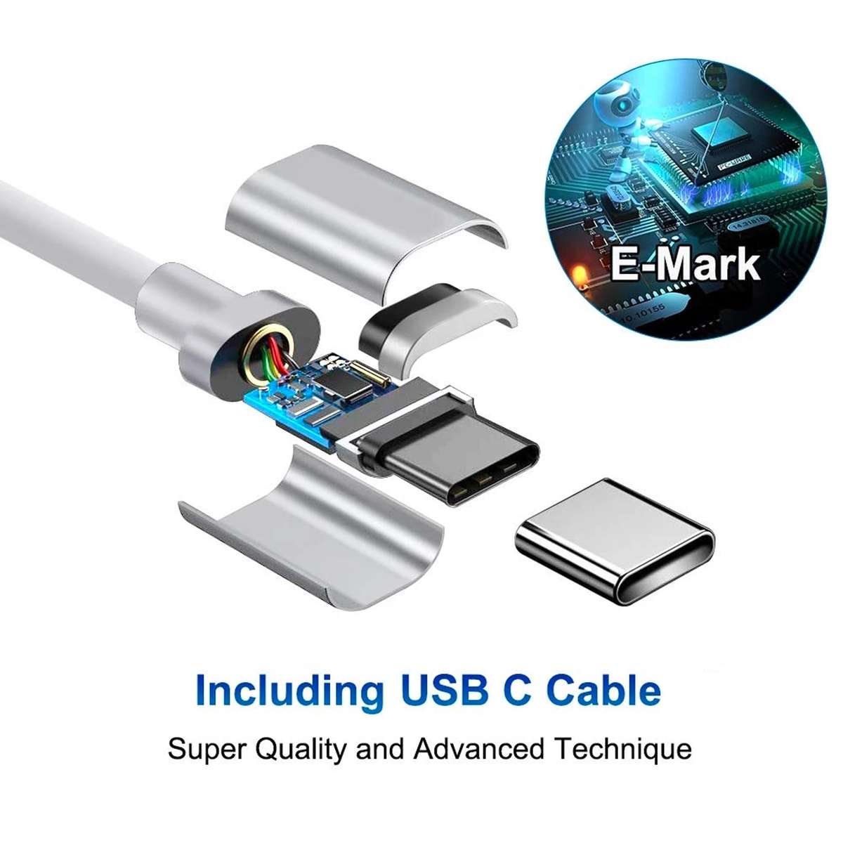 MacBook Charger 87W Power Adapter with USB TYPE-C Cable