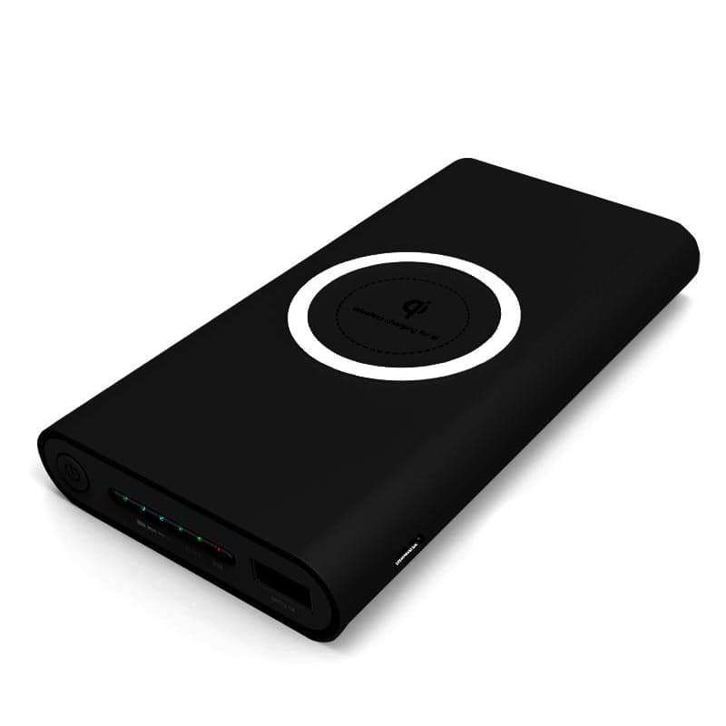 Wireless Smartphone Charger Qi 15000mah Powerbank - BLACK