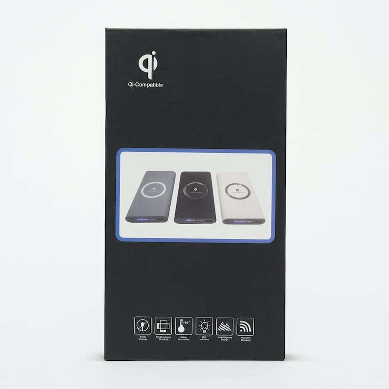 Wireless Smartphone Charger Qi 15000mah Powerbank - BLACK