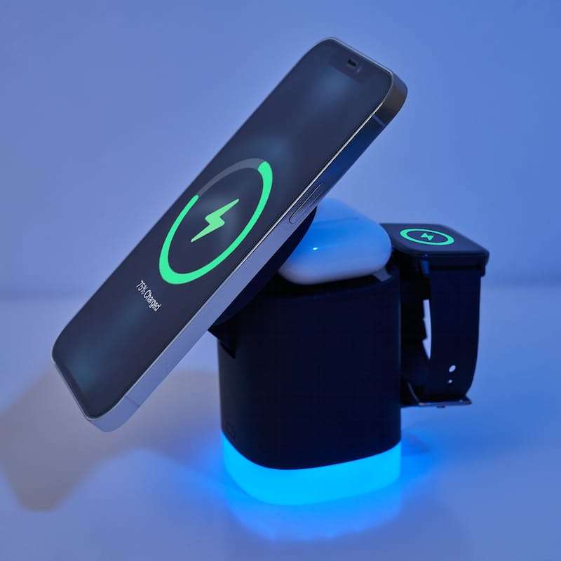 3-in-1 Magsafe 15W Charging Dock with RGB (iPhone, Airpods, Apple Watch)