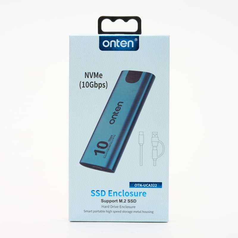 Onten 10GBps SSD Enclosure UCA322 NVMe