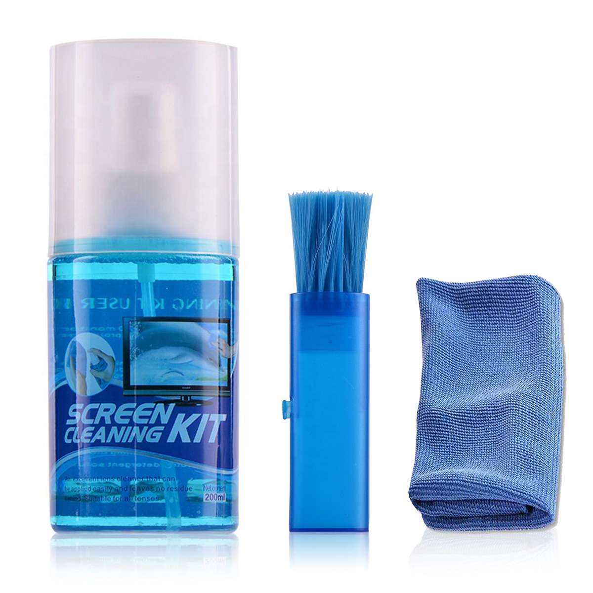 Big LCD Screen Cleaning Kit 3-In-1 for TV, Smart Phone, Monitors , Laptop