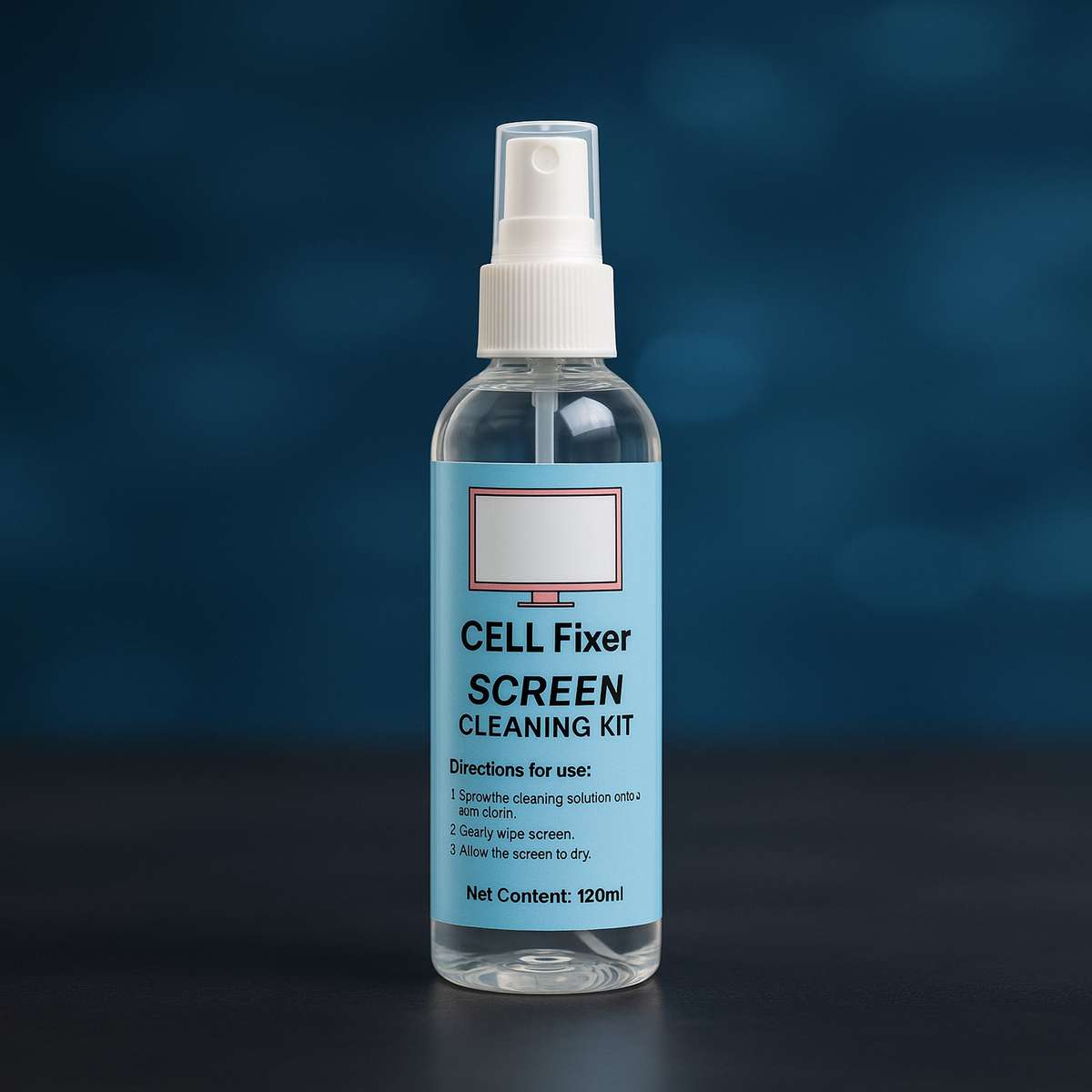 LCD Screen Cleaning Kit 3-In-1 for TV, Smart Phone, Monitors , Laptop 120ML