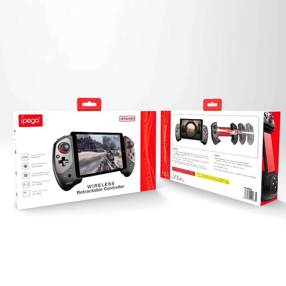 Ipega Wireless Gamepad with Adjustable Bracket