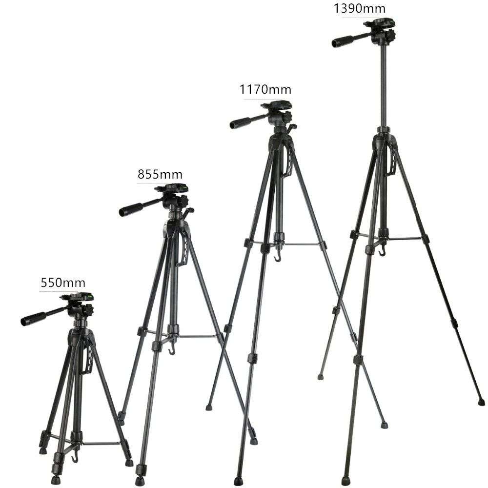 Extendable Lightweight Travel Camera Tripod Kit