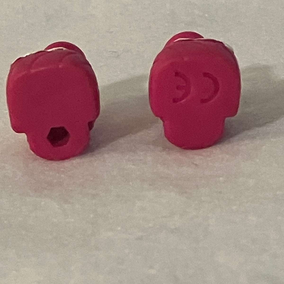 Miniature Red Rubber Stiletto Shoes