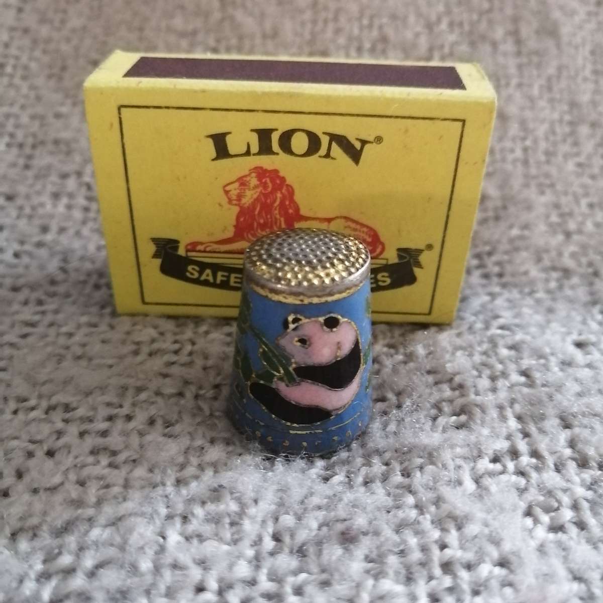 Panda Thimble Cloisonne (suitable for Printer's Tray)