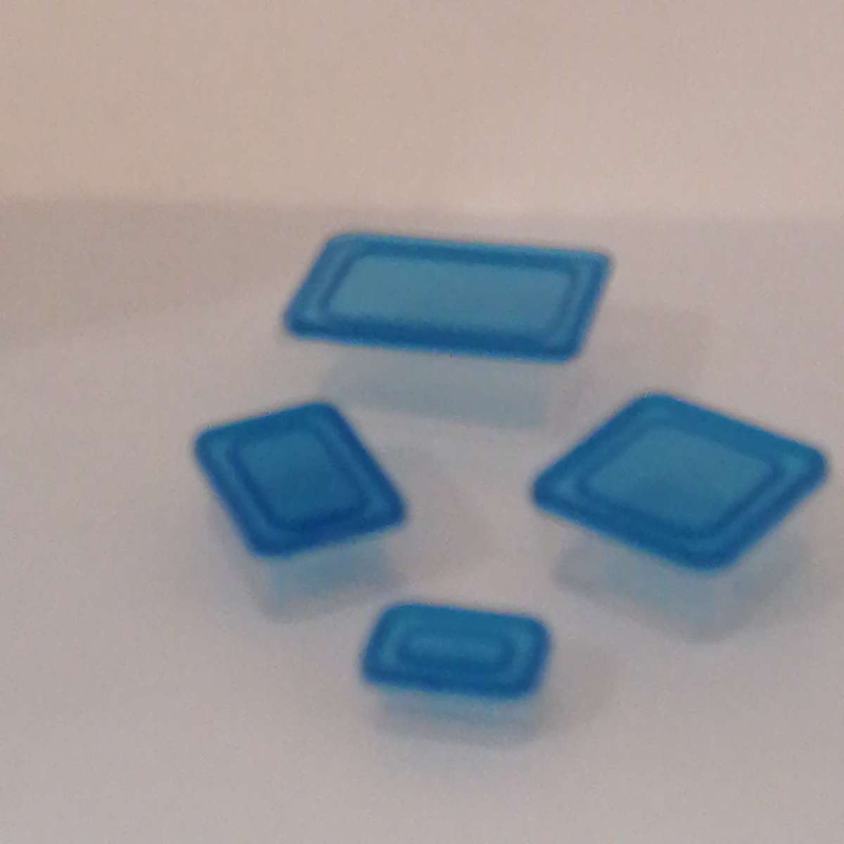 Plastic "Tupperware" Set (Miniature, suitable for Printer's Tray)