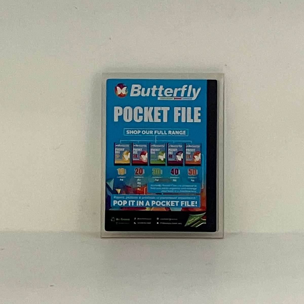 Checkers Mini  "Butterfly Pocket File 20 Pocket A4 Display Book"  Little Shop