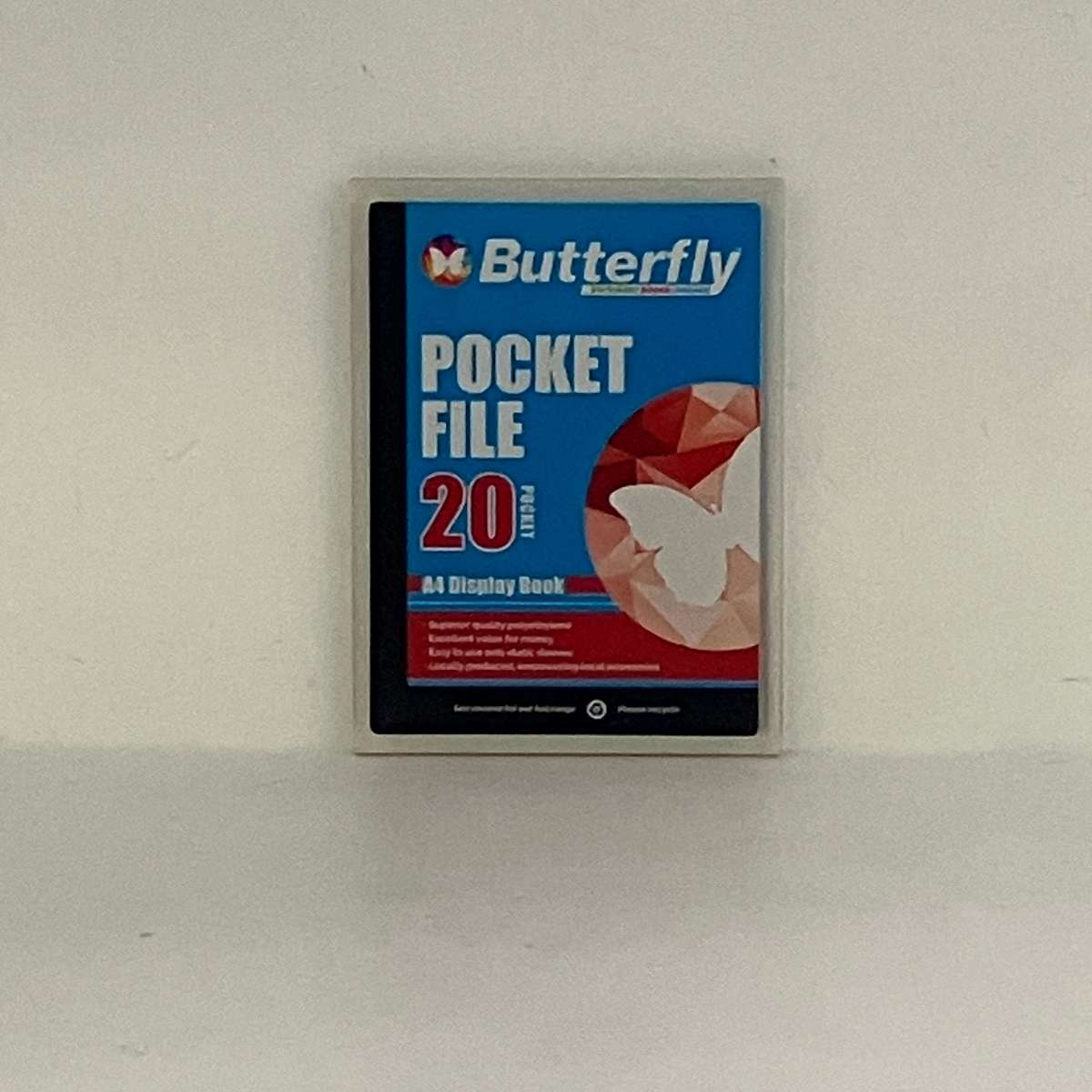 Checkers Mini  "Butterfly Pocket File 20 Pocket A4 Display Book"  Little Shop
