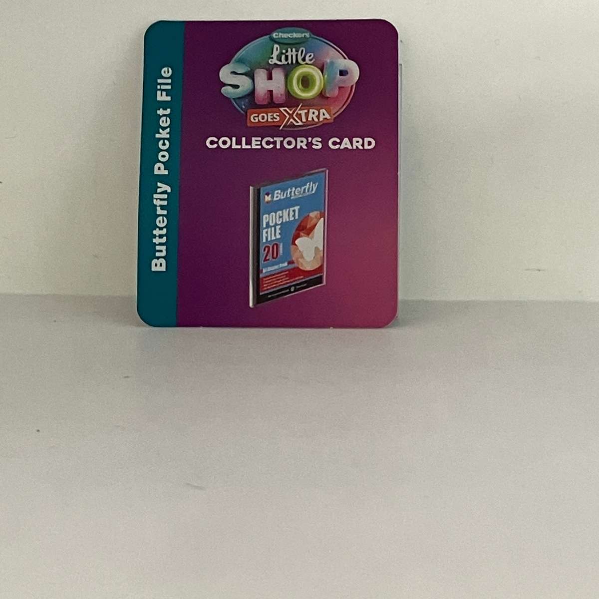 Checkers Mini  "Butterfly Pocket File 20 Pocket A4 Display Book"  Little Shop