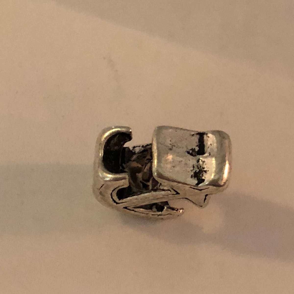 Bead Fitting Pandora 'Silver', Anchor