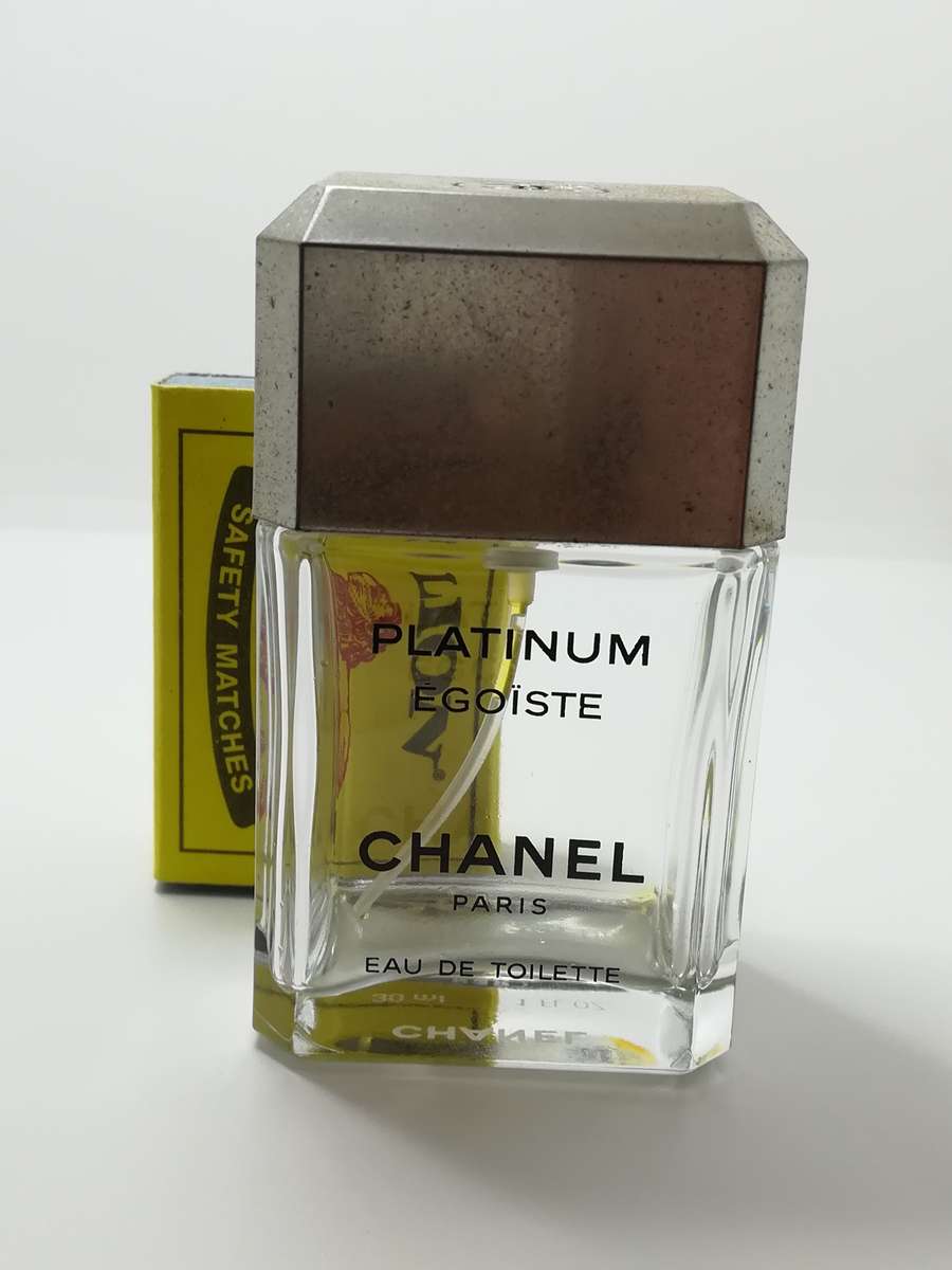 Perfume Bottle (Empty) - Platinum Egoiste (Chanel)
