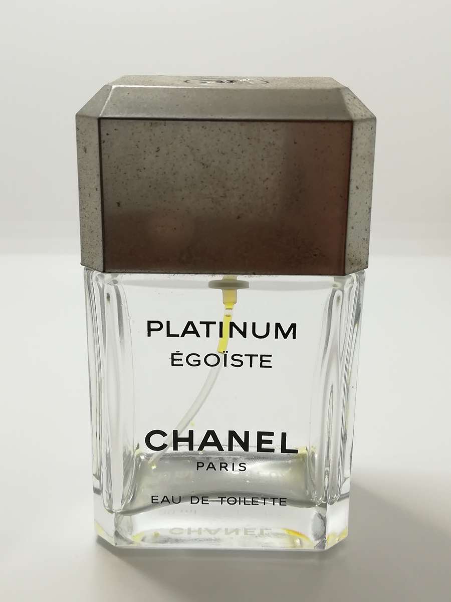 Perfume Bottle (Empty) - Platinum Egoiste (Chanel)