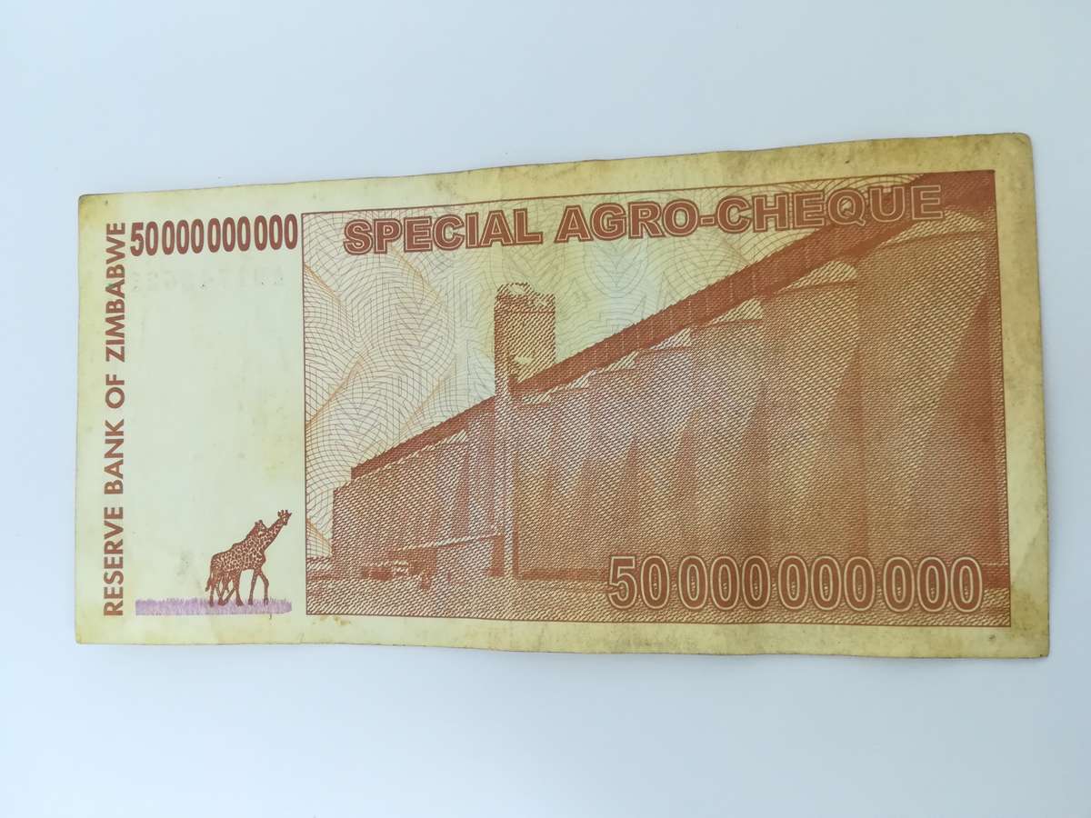 50 Billion Zimbabwean Dollar Bank Note