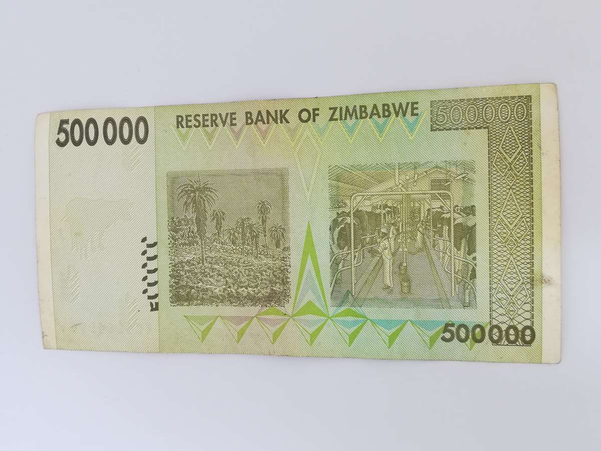 500 Thousand Zimbabwean Dollar Bank Note