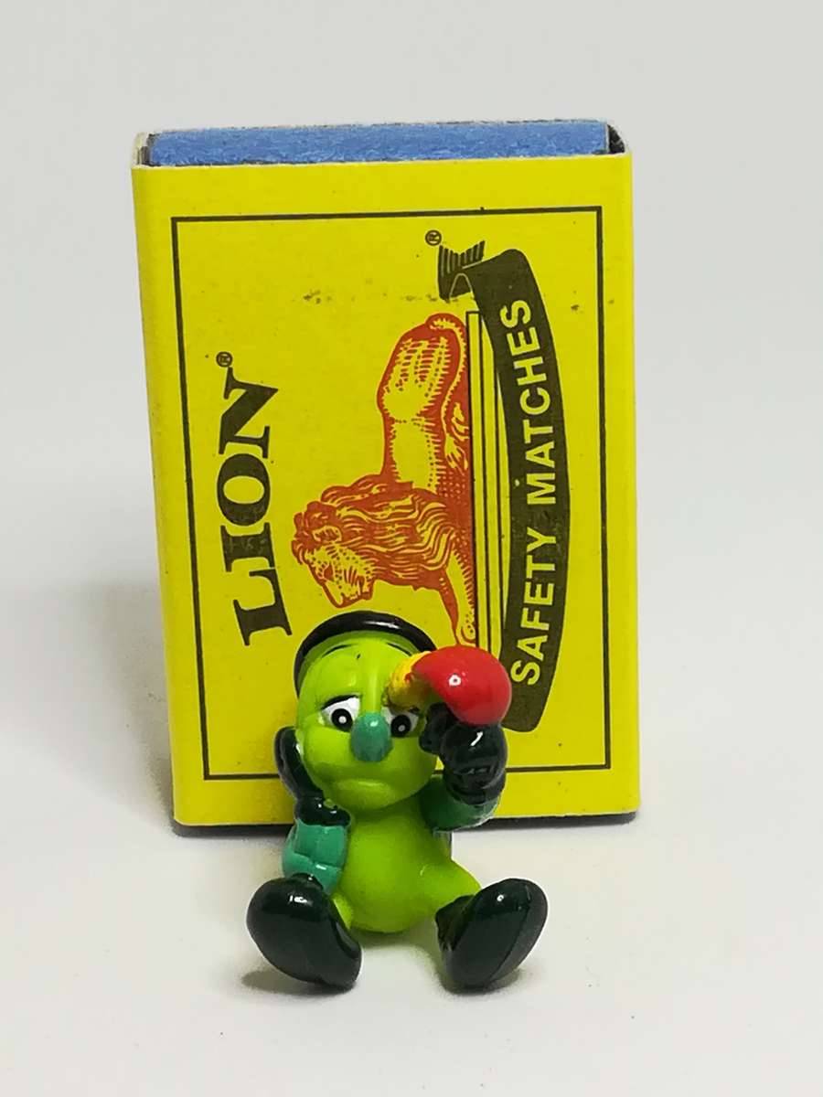 Miniature Light Green & Green Bug Black & Blue Hat (Miniature, suitable for printer's tray)