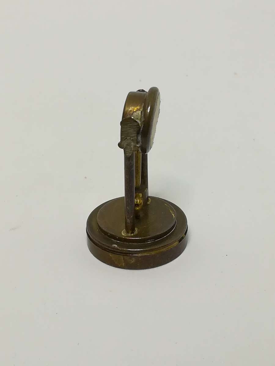 Brass Clock (for Printer's Tray/Dollhouse)