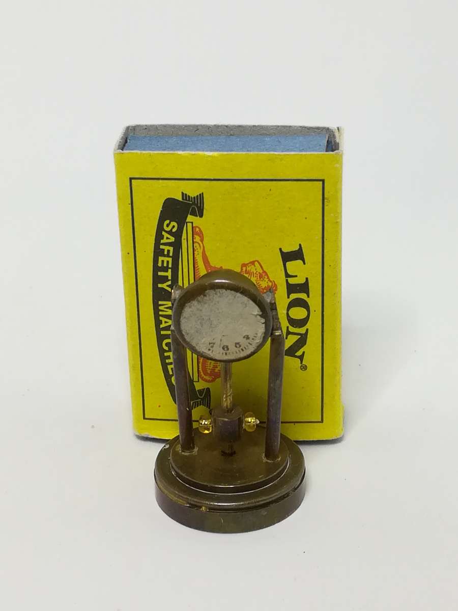 Brass Clock (for Printer's Tray/Dollhouse)