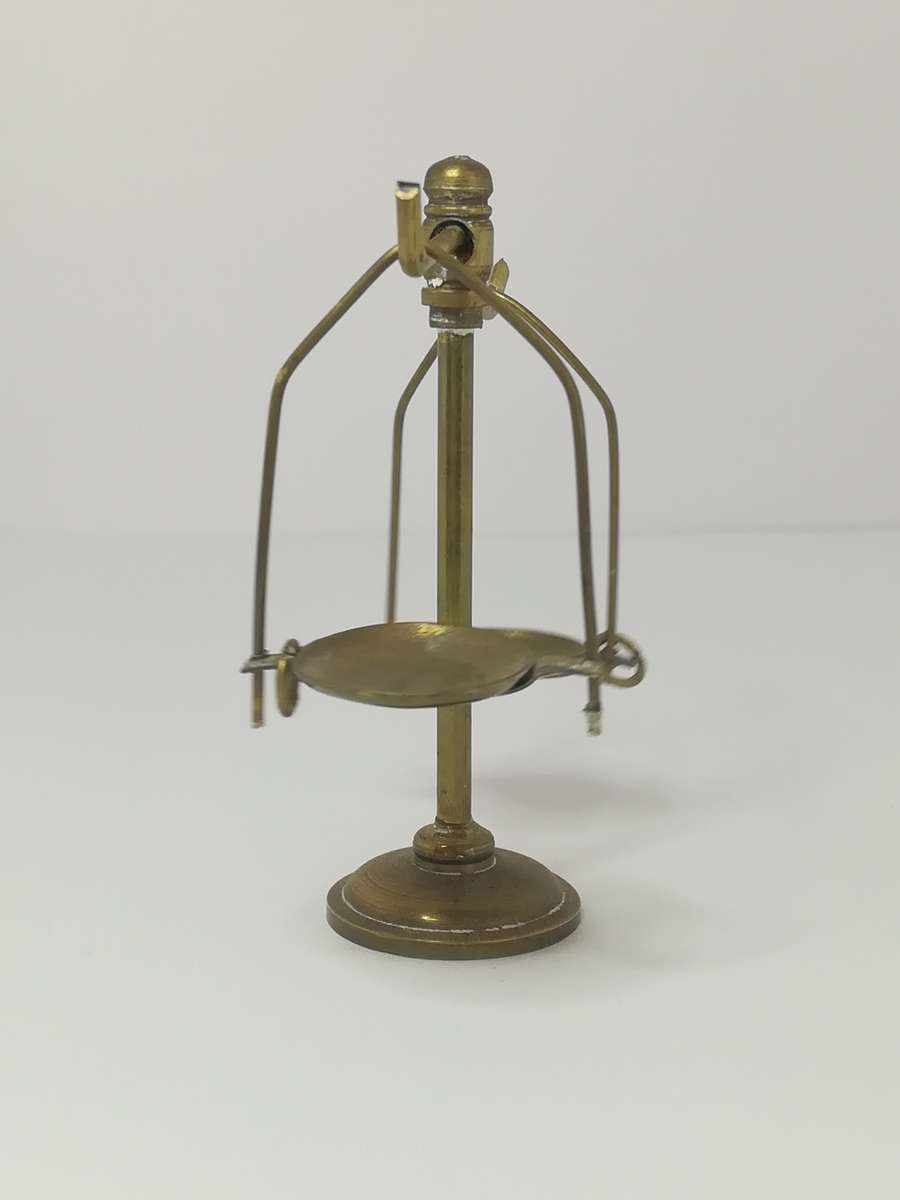 Miniature Antique Scale Brass (for Printer's Tray/Dollhouse)