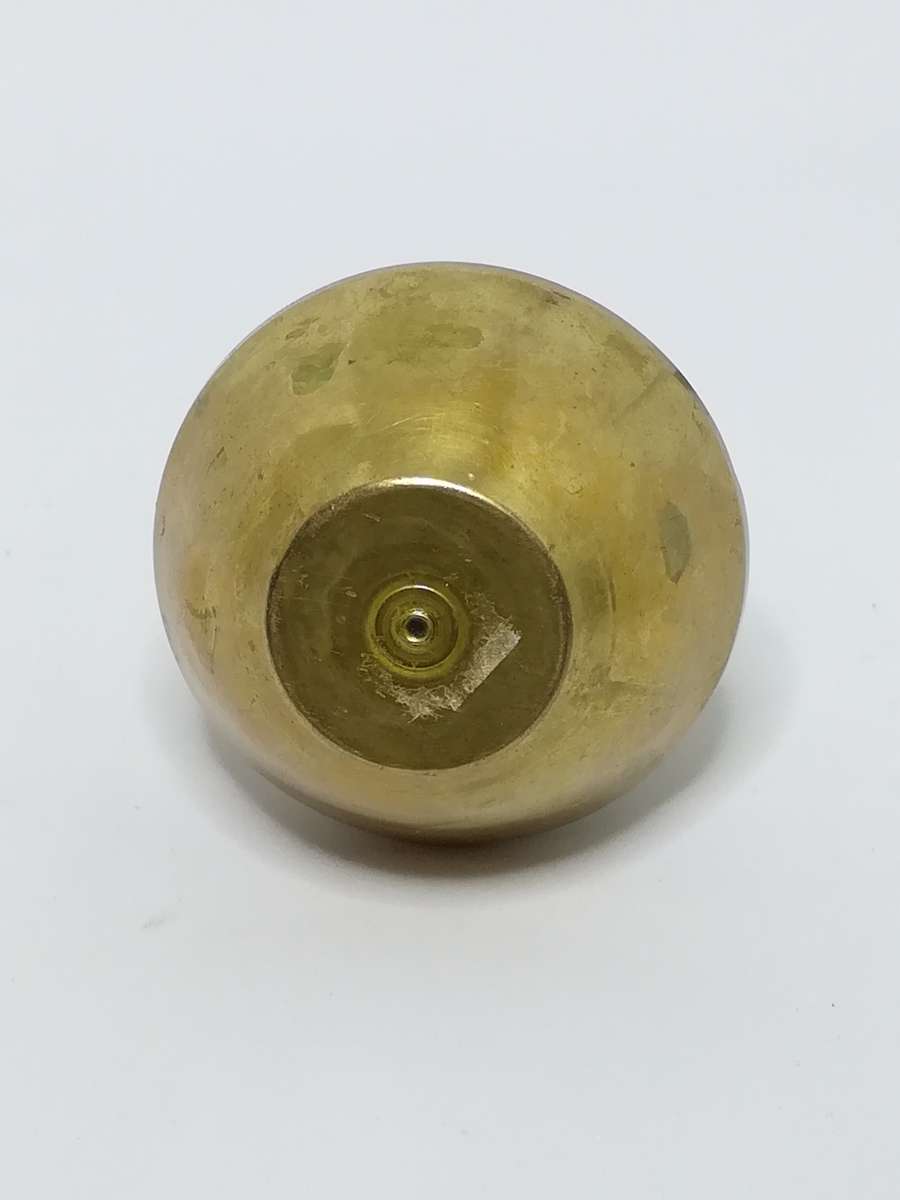 Small Engraved Brass Vase (for Printer's Tray/Dollhouse)