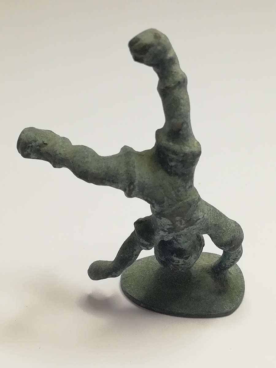 Miniature Boy Doing Handstand (for Printer's Tray/Dollhouse)