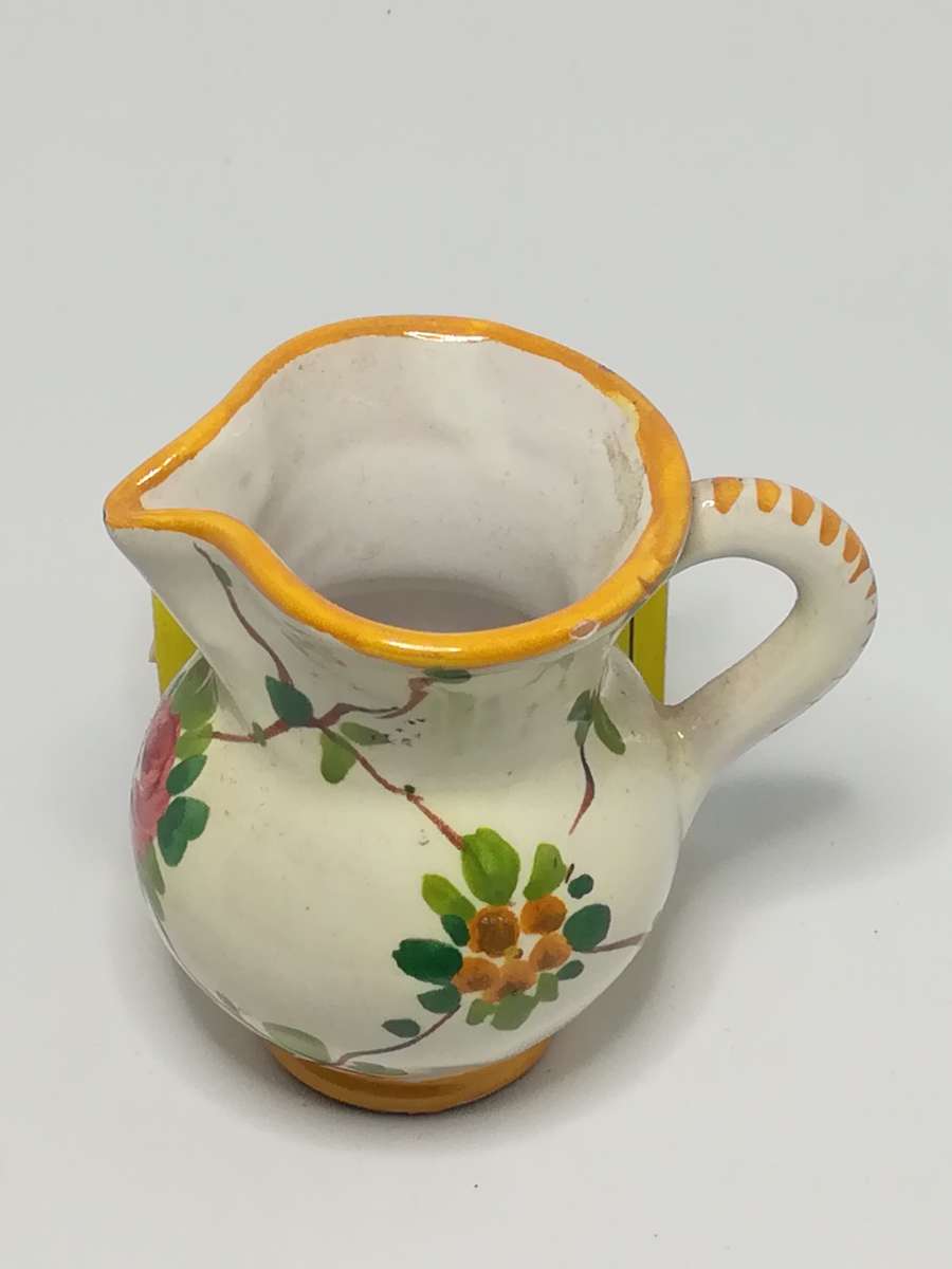 Miniature Ceramic Milk Jug (for Printer's Tray/Dollhouse)