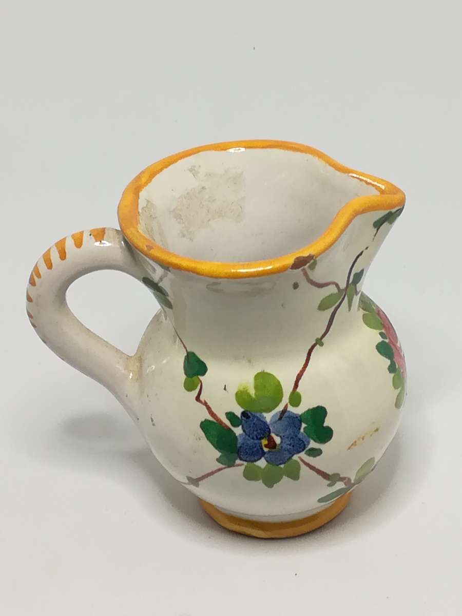 Miniature Ceramic Milk Jug (for Printer's Tray/Dollhouse)