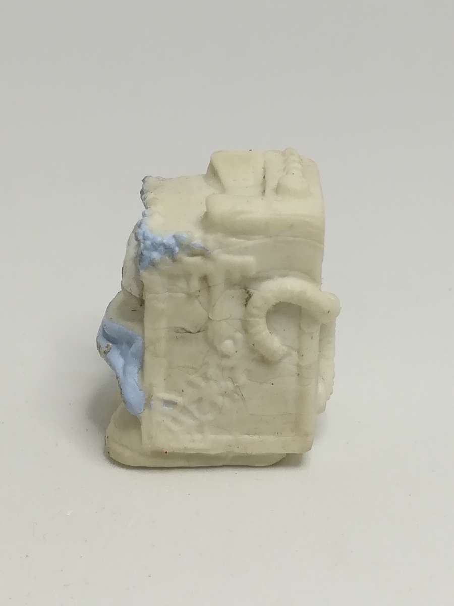 Miniature White & Light Blue Pencil Popper (Miniature, suitable for printer's tray)