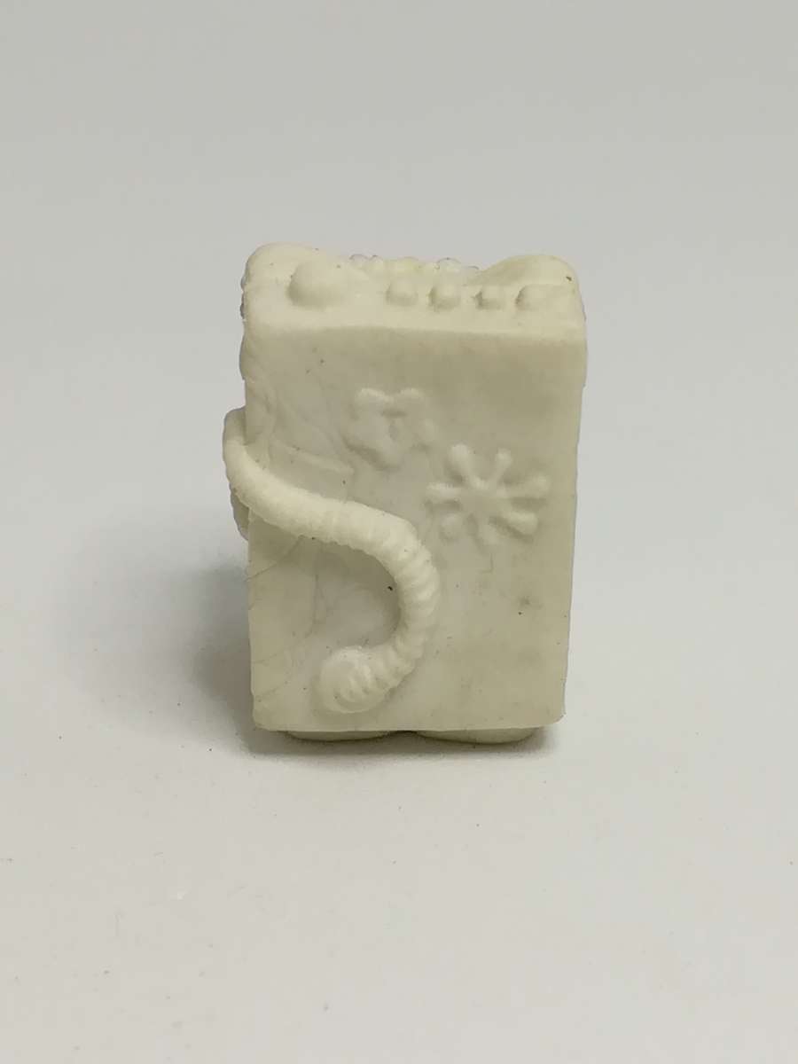 Miniature White & Light Blue Pencil Popper (Miniature, suitable for printer's tray)