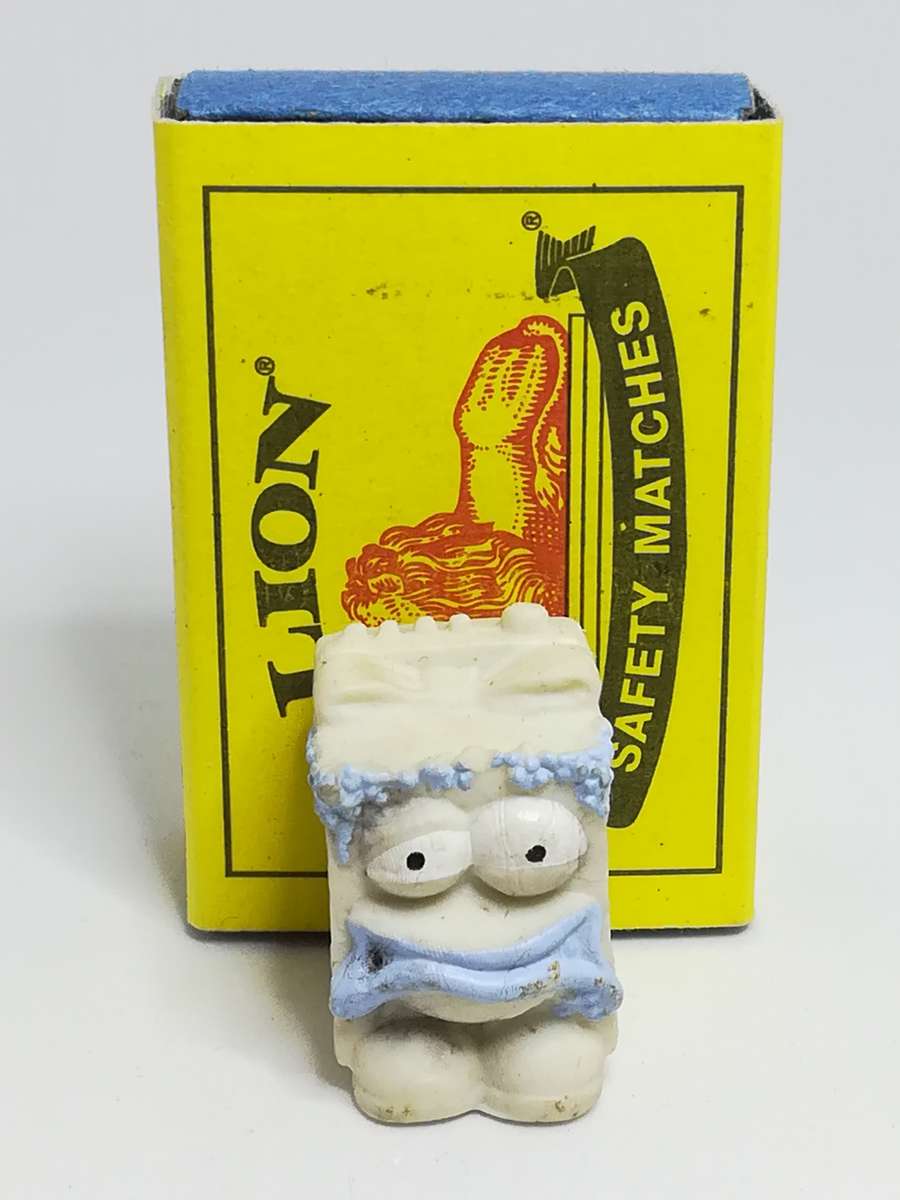 Miniature White & Light Blue Pencil Popper (Miniature, suitable for printer's tray)