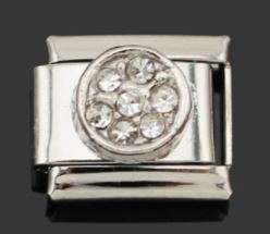 Italian Charm Diamante Ball Fits Nomination Bracelet