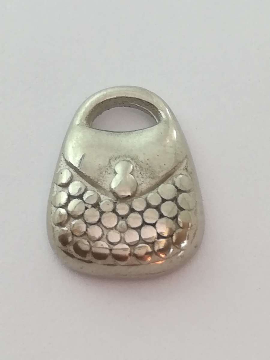 Charm Dangle: 'Silver' Purse/Handbag/Clutch
