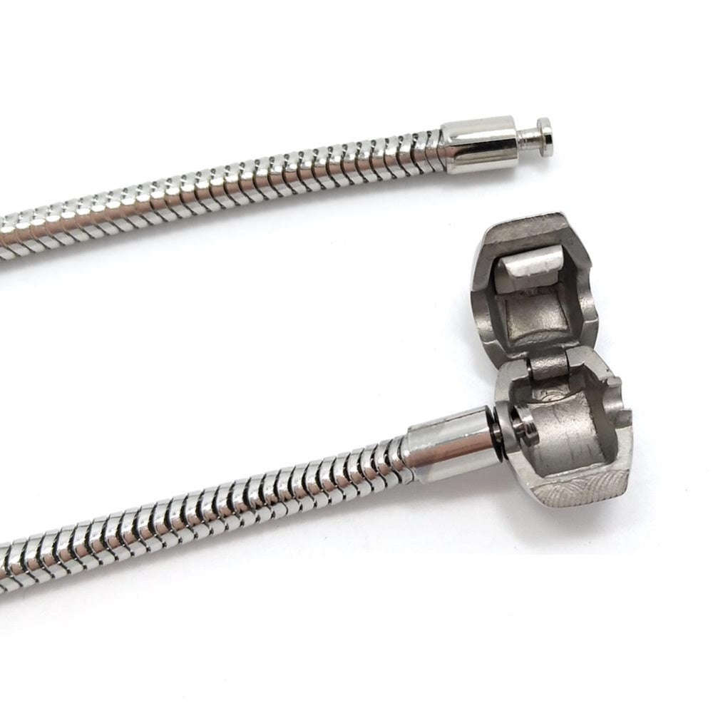 Bracelet (Stainless Steel) Fits Pandora Beads (Empty) - 20 cm