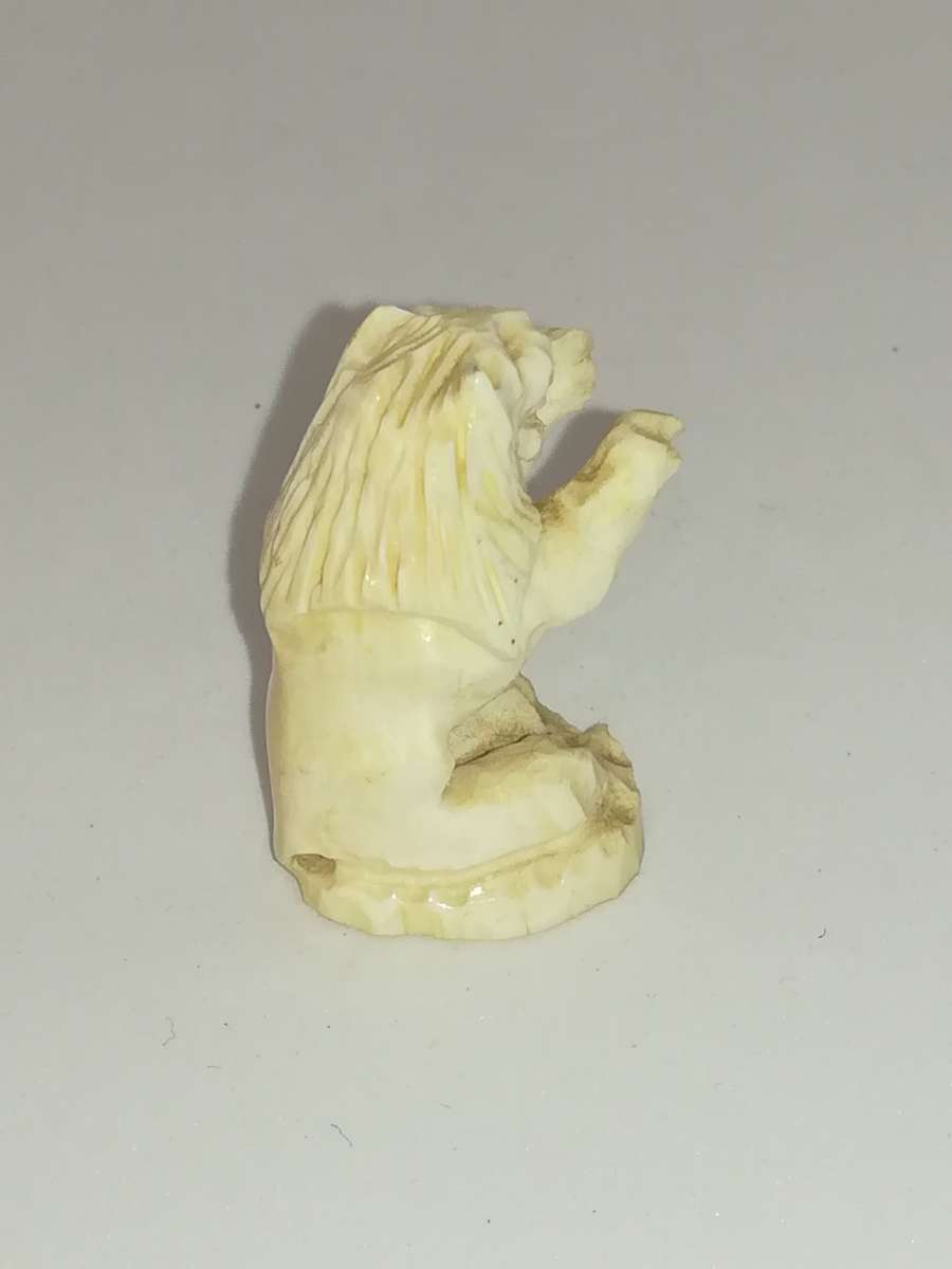 Miniature Cream Lion (for Printer's Tray/Dollhouse)